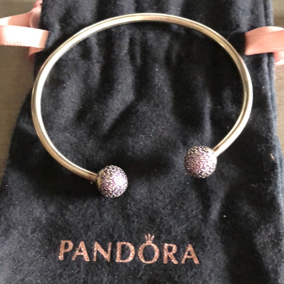 Pandora pave Bangle - Picture 2 of 3